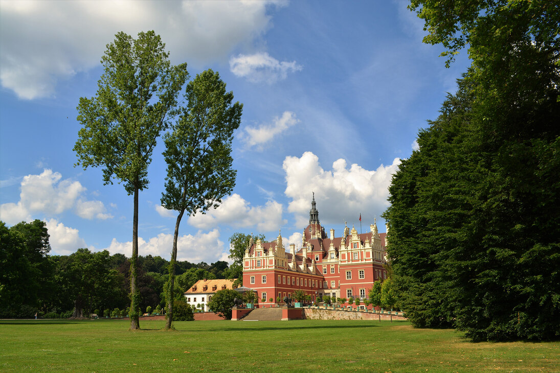 Blick zum neuem Schloss