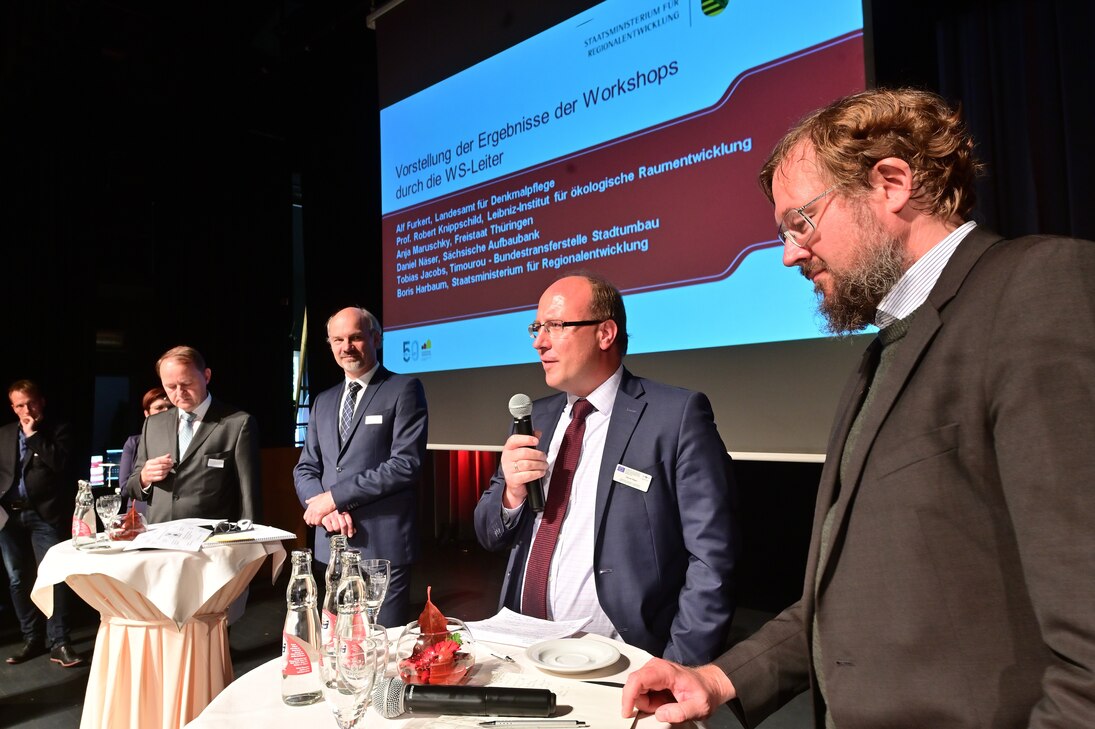 während der Podiumsdiskussion