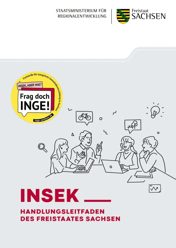 Startseite des Papiers "INSEK, Handlungsleitfaden des Freistaats Sachsen"