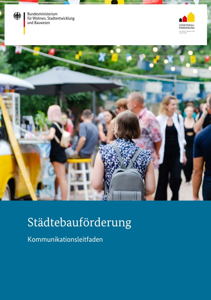 Titelbild des Kommunikationsleitfadens